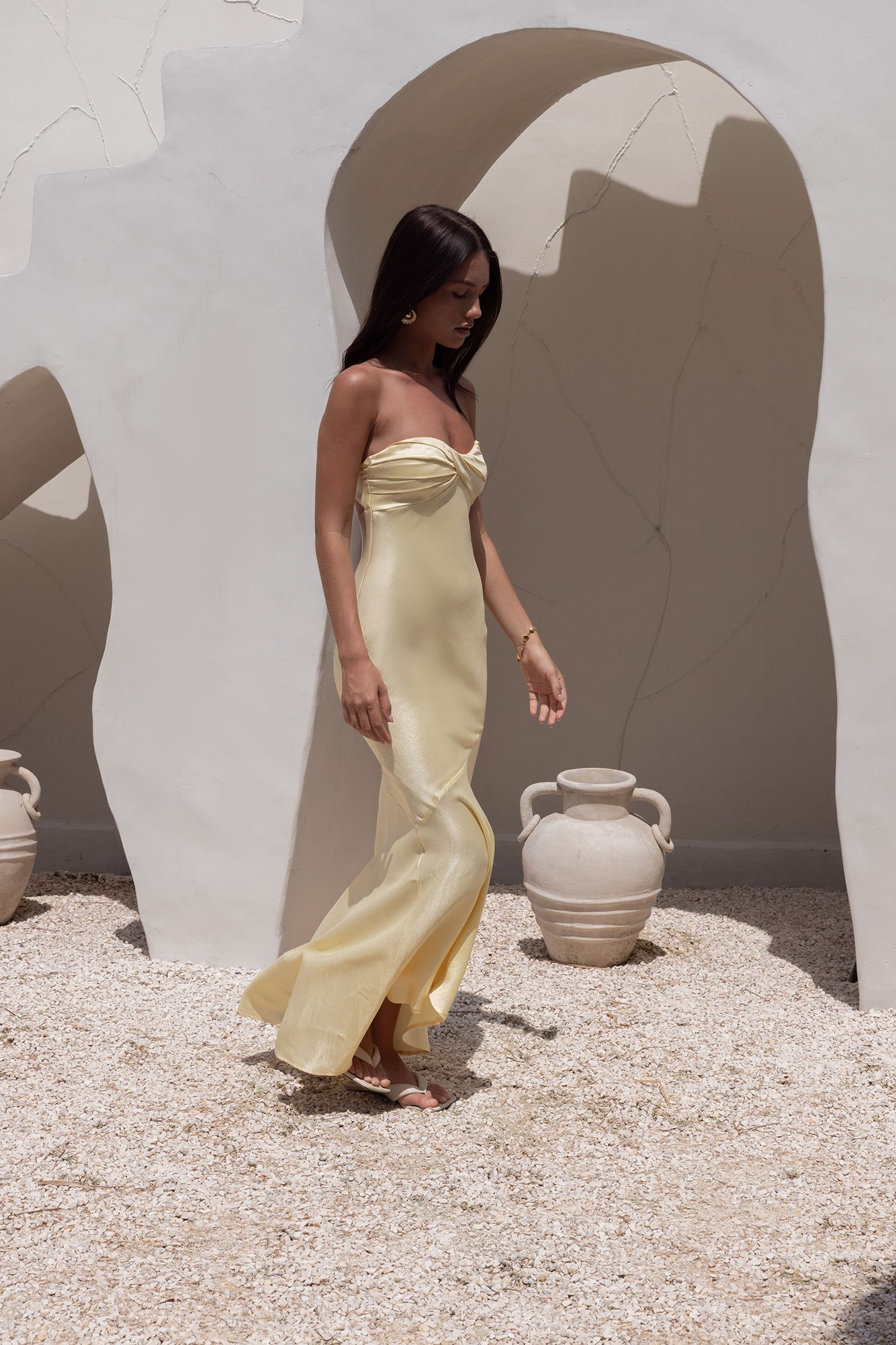 Dream Destinations Maxi Dress Yellow