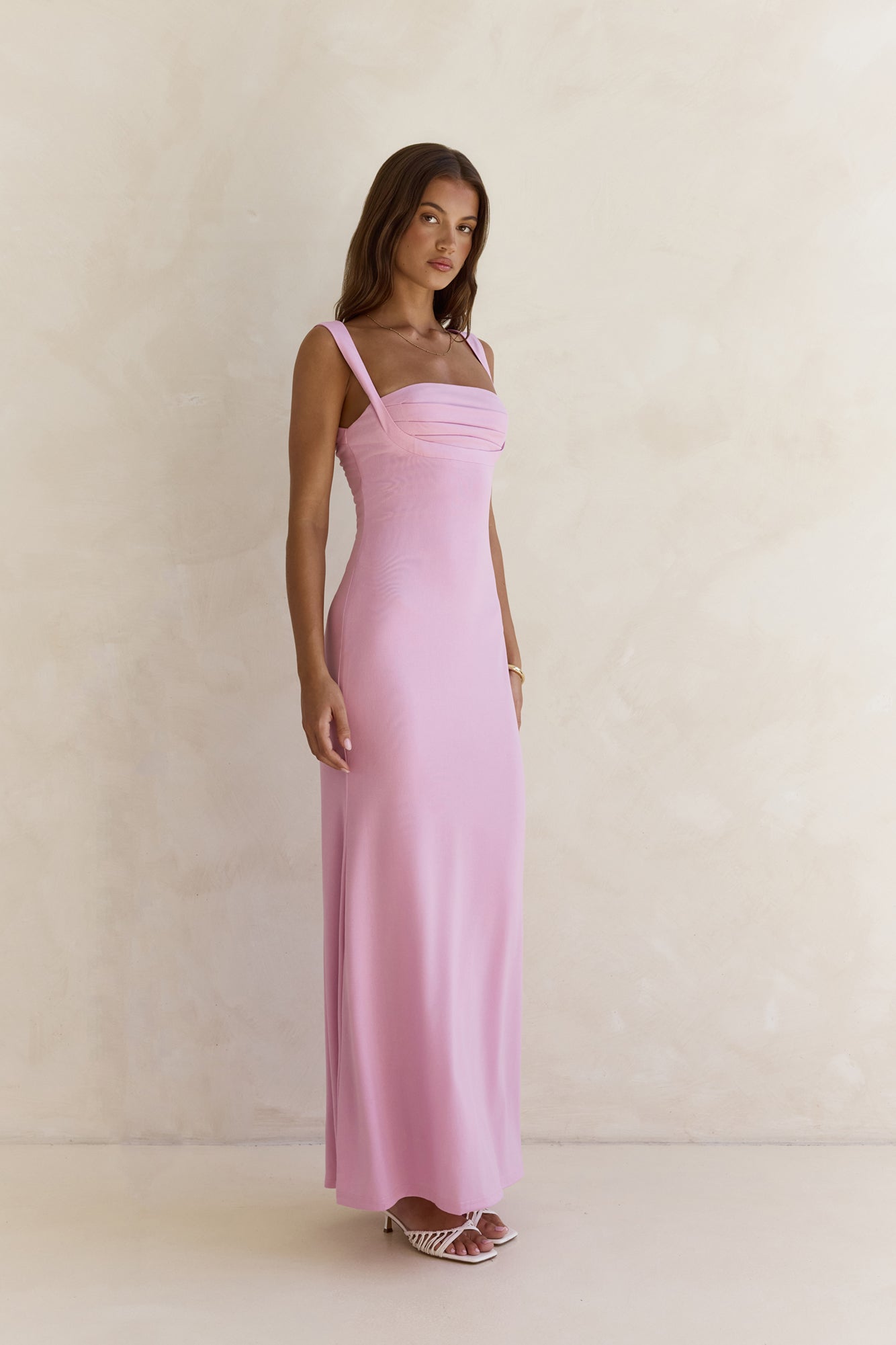 Spring In The Clouds Maxi Dress Lilac