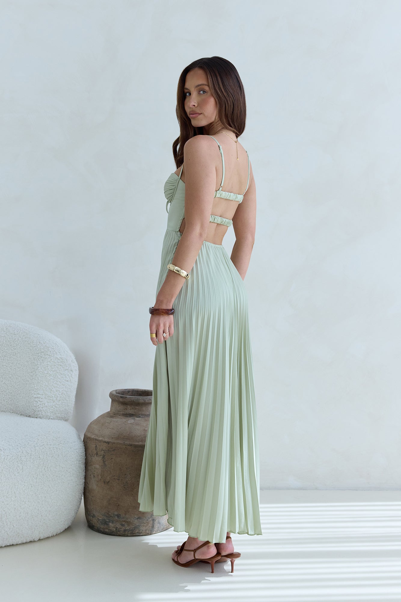 Del Mar Maxi Dress Green