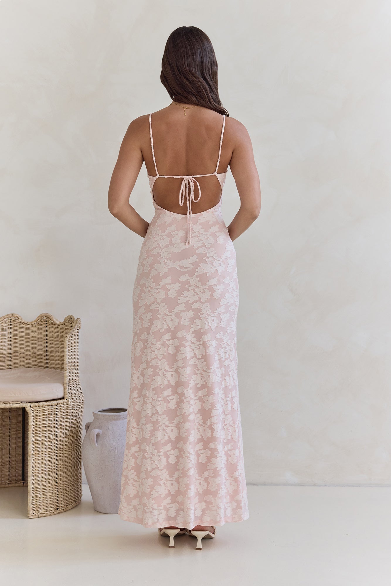 Glowing Glaze Maxi Dress Pink