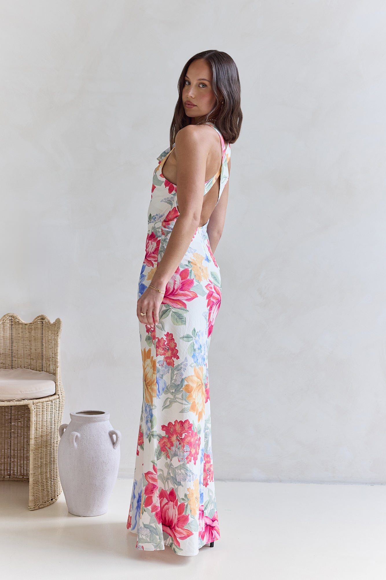 Perfection Awaits Maxi Dress Floral