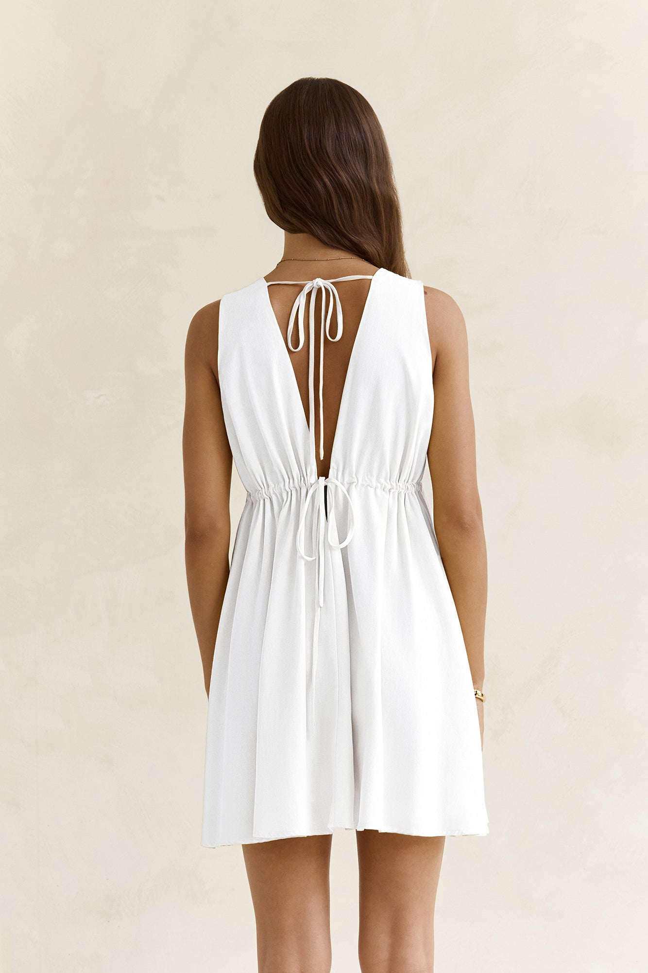 Spritz Of The Sun Mini Dress White
