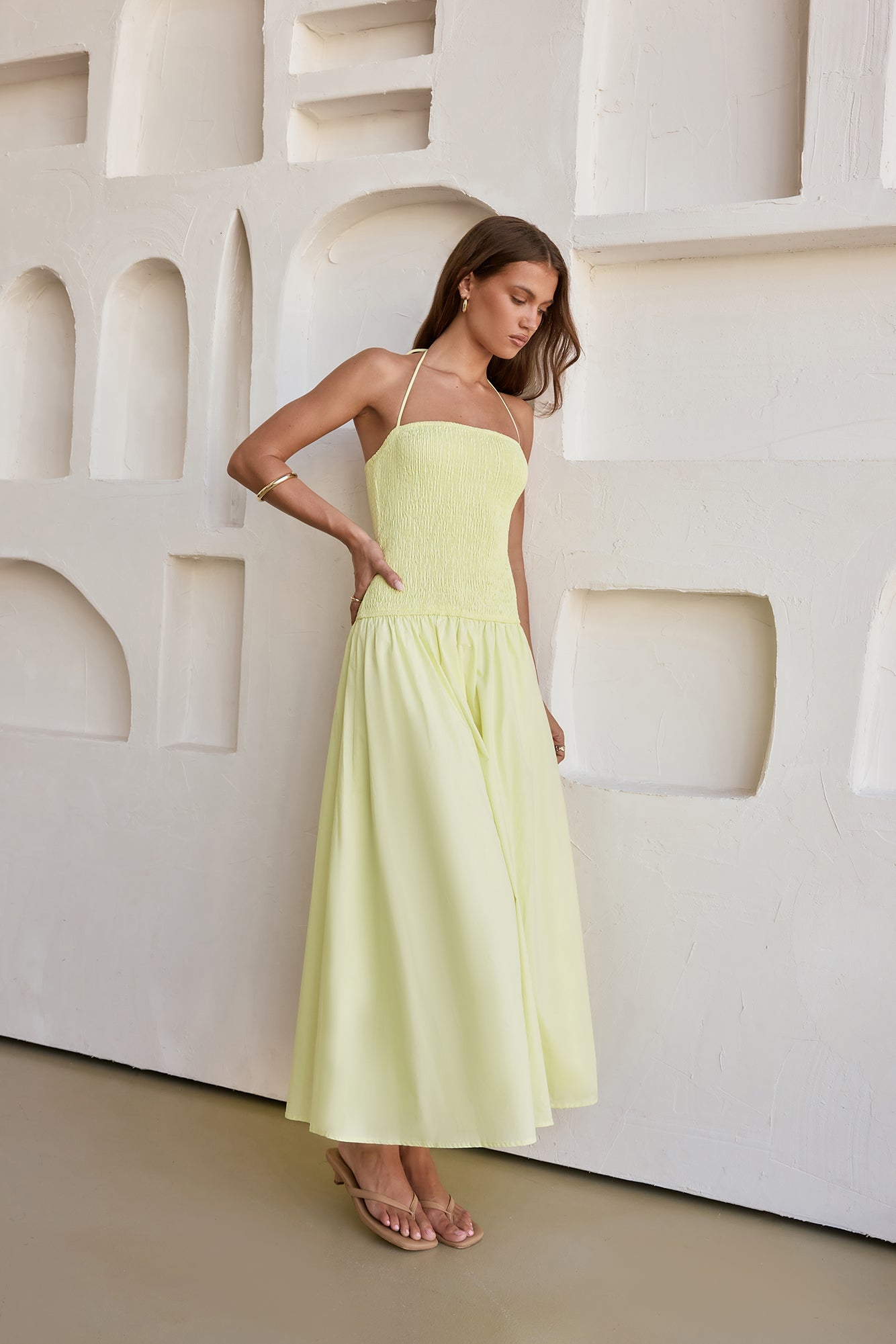 Blessed Destiny Maxi Dress Yellow