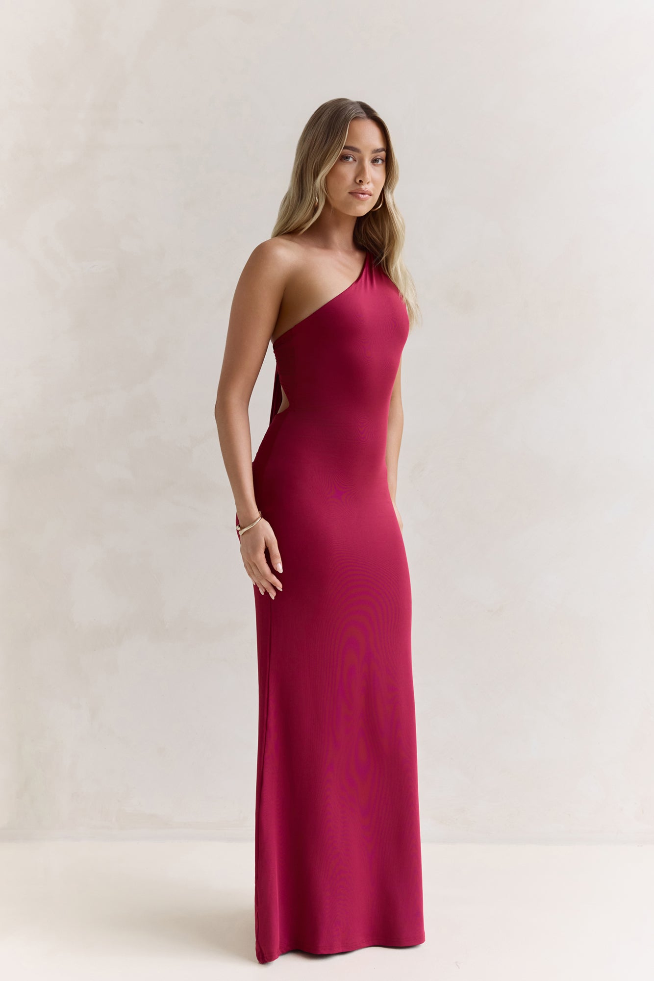 Lovely Mood Maxi Dress Burgundy