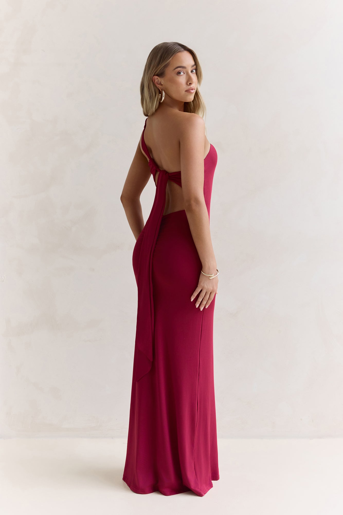 Lovely Mood Maxi Dress Burgundy