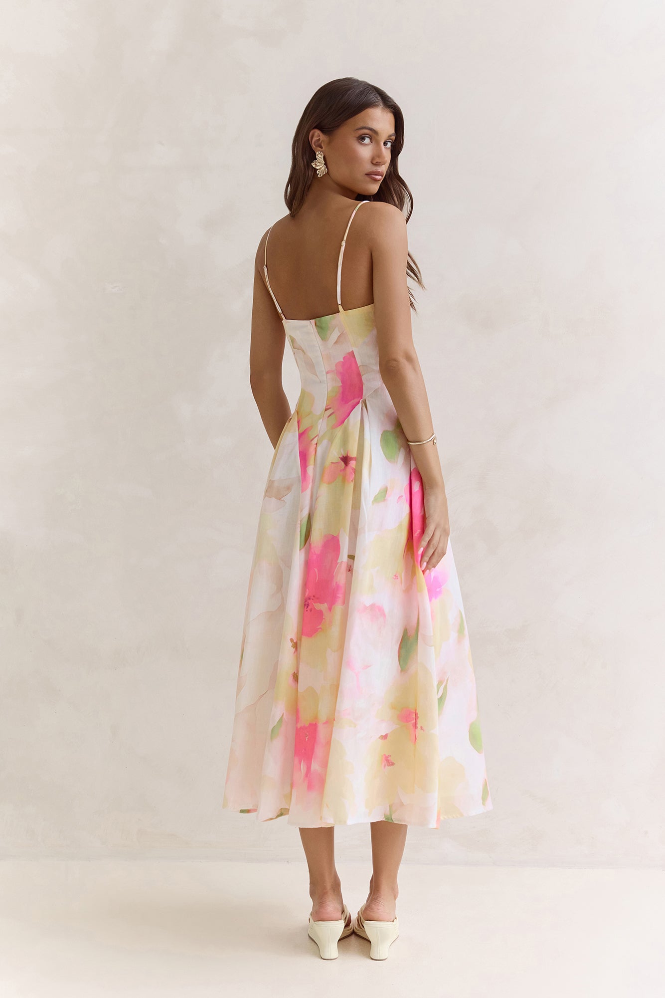Field Of Wishes Maxi Dress Yellow Floral