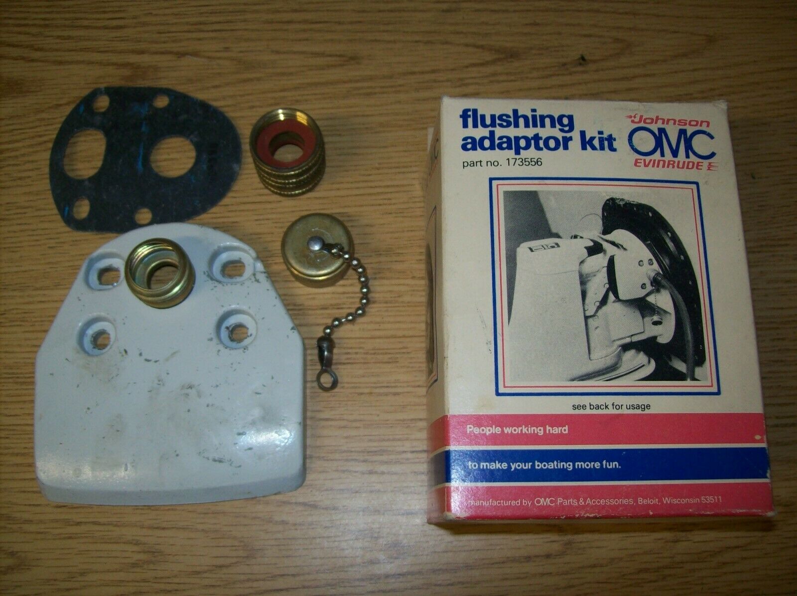 Evinrude Johnson OMC Outdrive Flushing Kit 173556 Stringer I/O Boat Motor