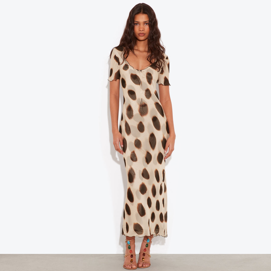 Anessa Dress Animal Dot