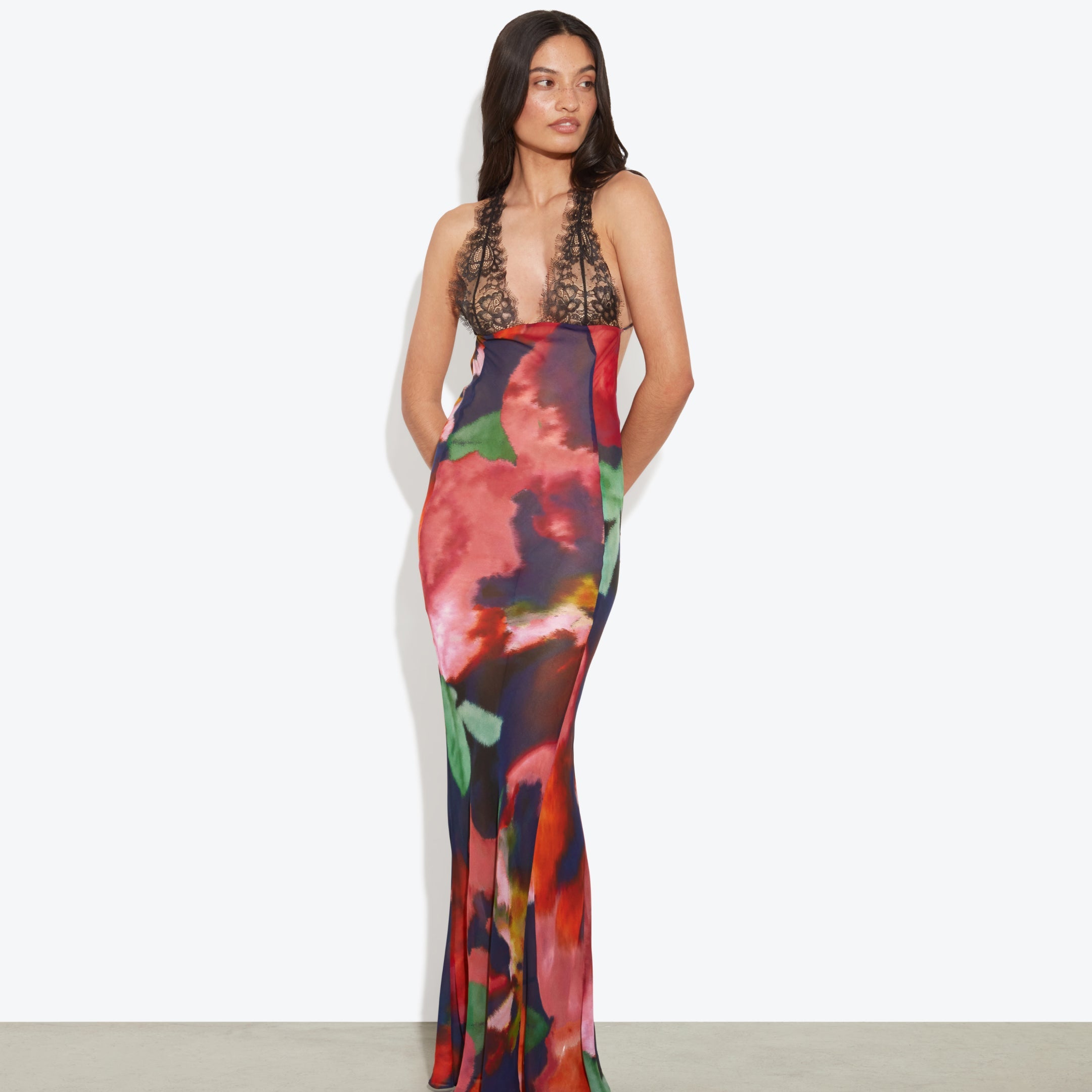 Paola Floral Slip Dress