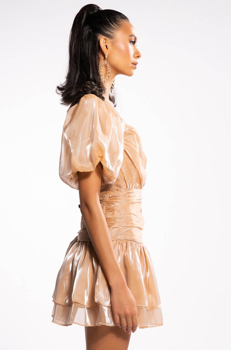 A Dream Will Do Shine Mini Dress