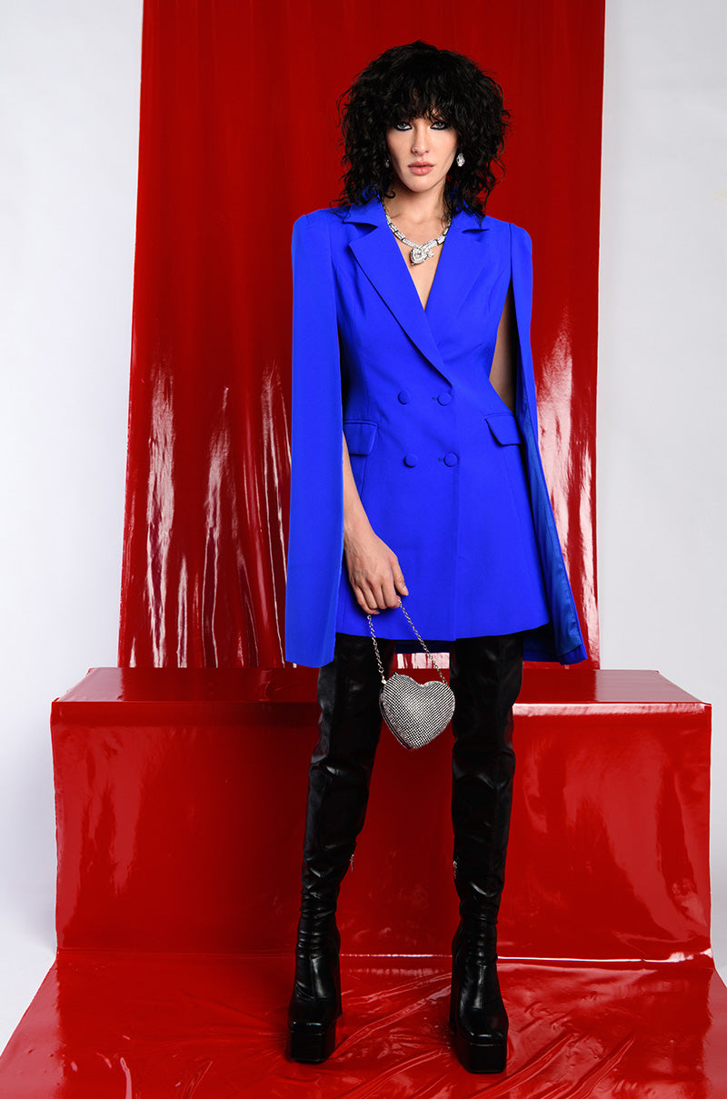 A La Mode Mini Blazer Dress