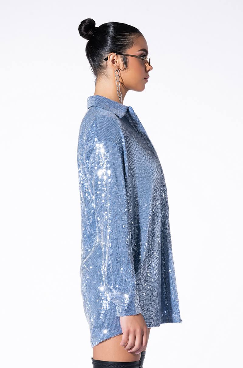 All That Sequin Mini Dress