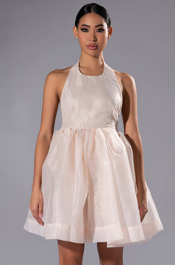 At The Show Halter Mini Dress