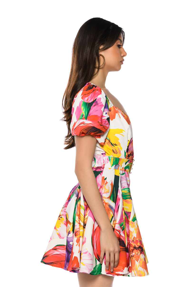 Annika Belted Mini Dress