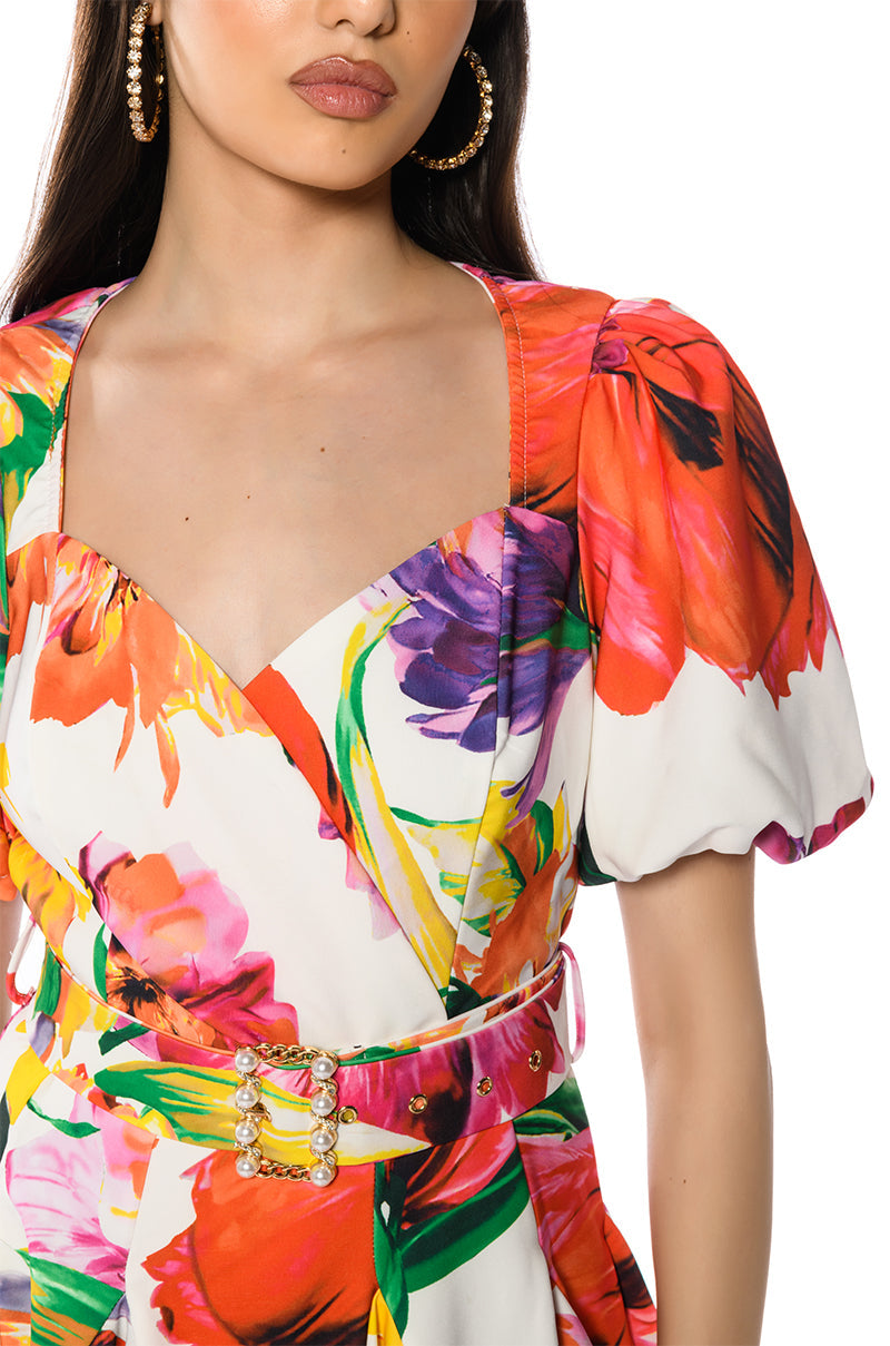 Annika Belted Mini Dress