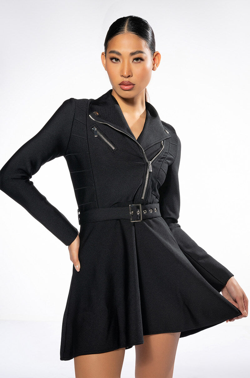 Bring The Drama Long Sleeve Dress