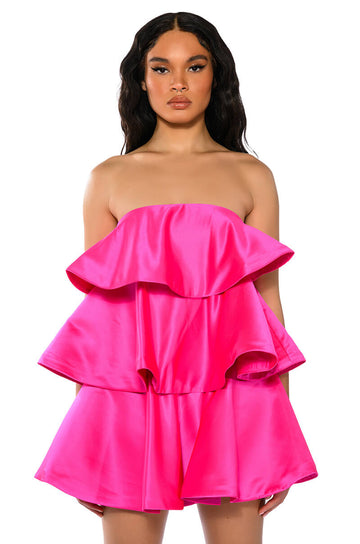 Center Of Attention Layered Mini Dress