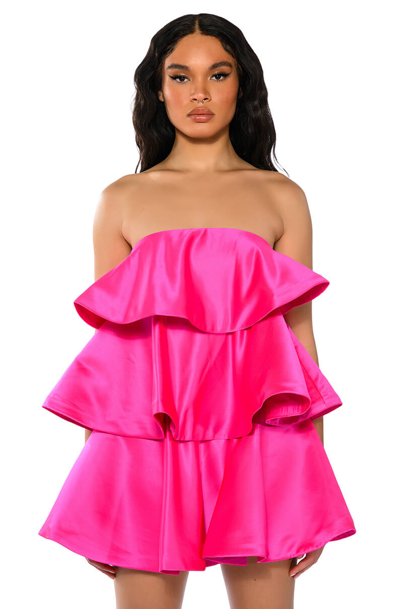 Center Of Attention Layered Mini Dress