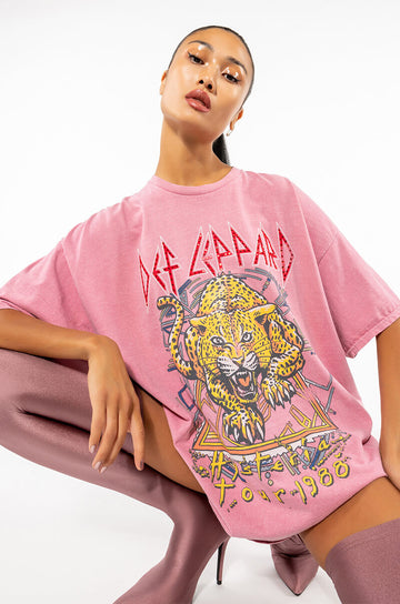 Def Leppard T Shirt Dress
