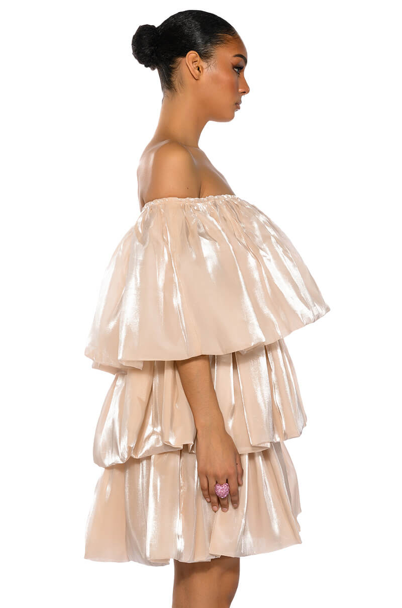 Fairy Dreams Chiffon Layered Mini Dress