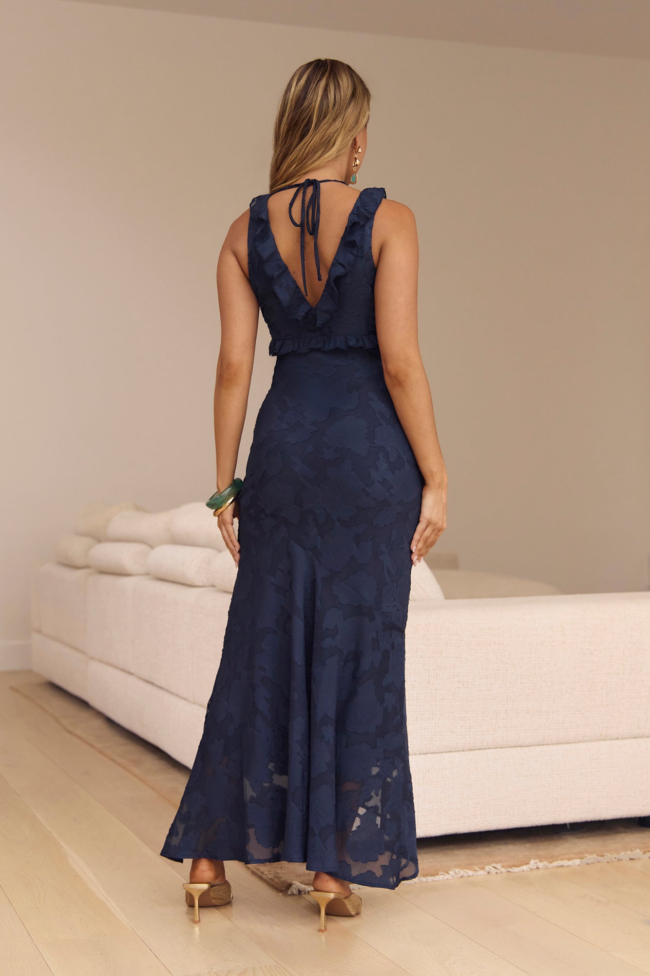 Letters To You Maxi Dress Navy