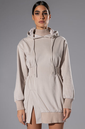 Forever Young Hooded Mini Dress