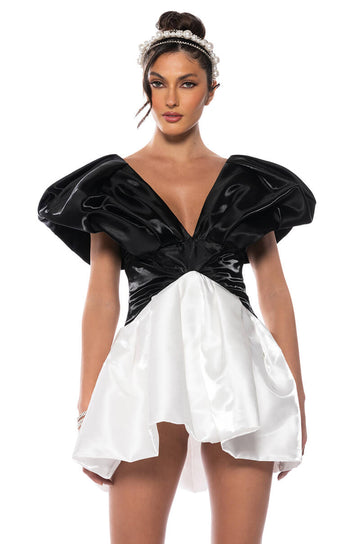 Grace Puff Sleeve Mini Dress