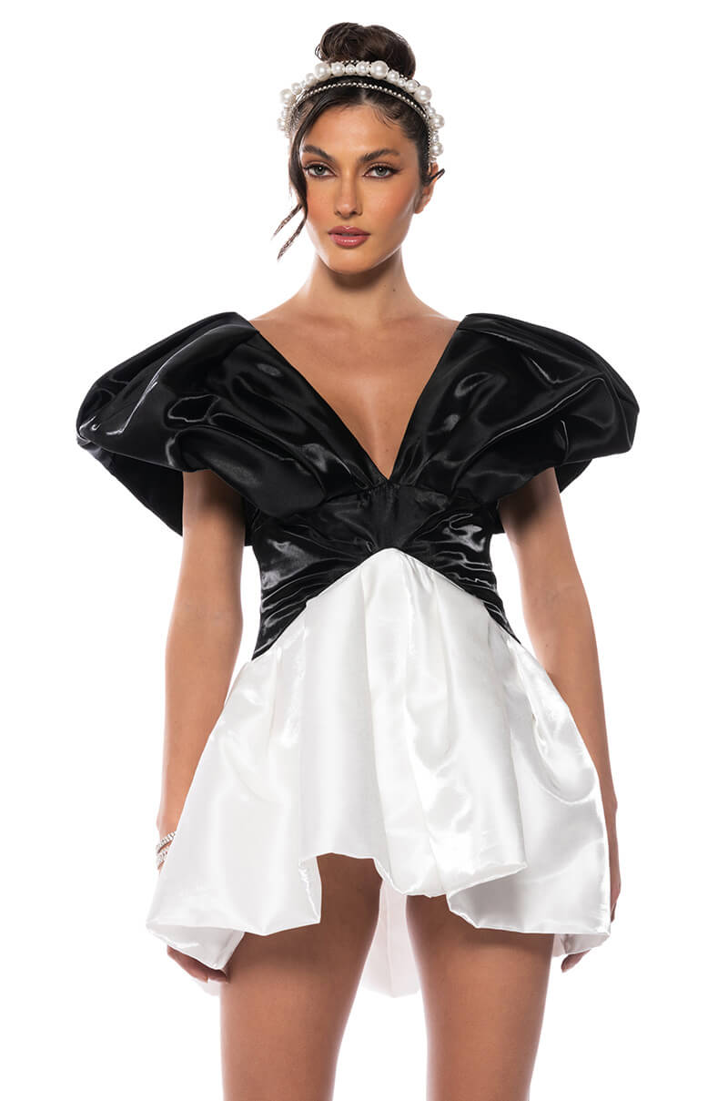 Grace Puff Sleeve Mini Dress