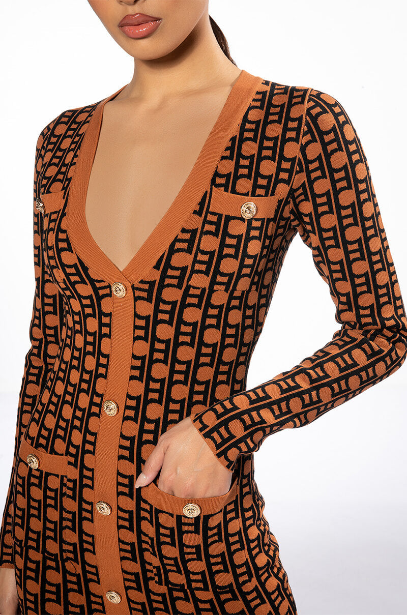 Jackie Button Up Mini Dress
