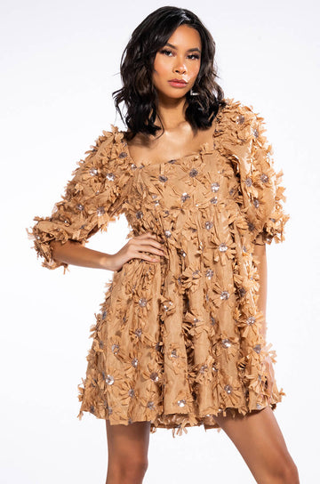 Just A Dream Babydoll Mini Dress