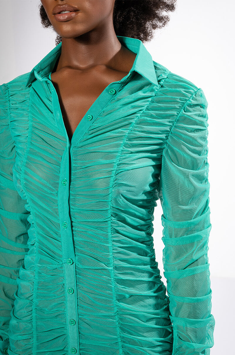 Limelight Textured Long Sleeve Dress