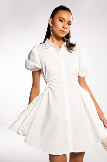 Lucy Cut Out Fit And Flare Mini Dress