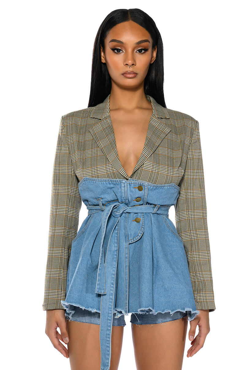Minding Mine Tailored Mini Dress