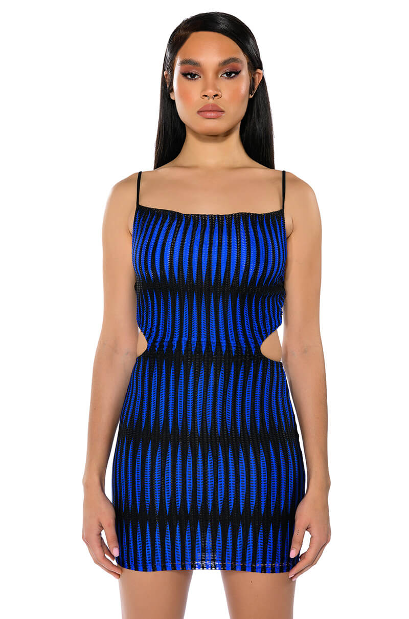 Neverland Textured Mini Dress
