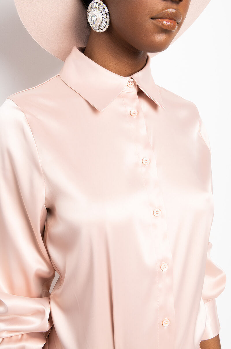 On Your Mind Mini Button Up Dress