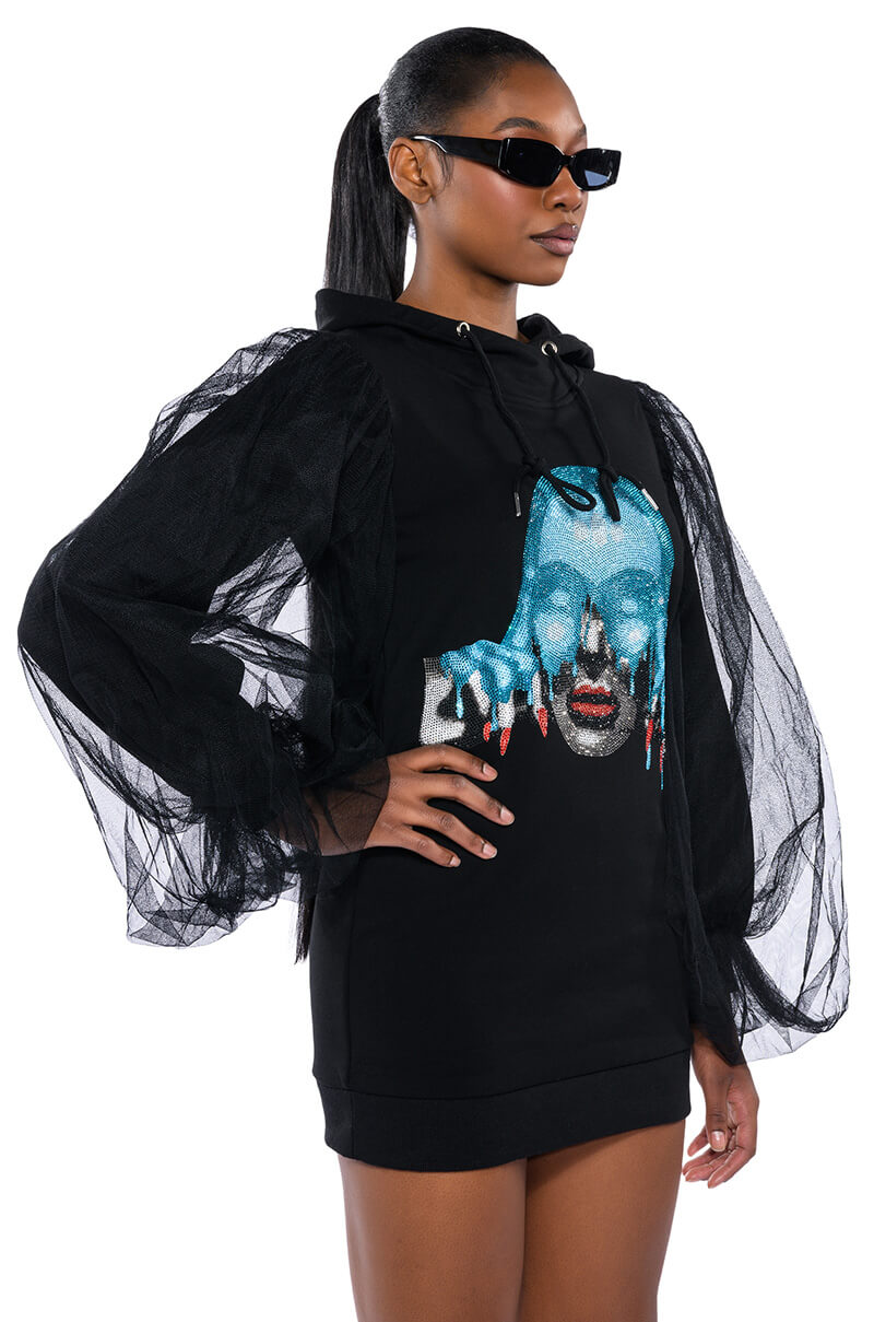 Read My Mind Sweatshirt Dress