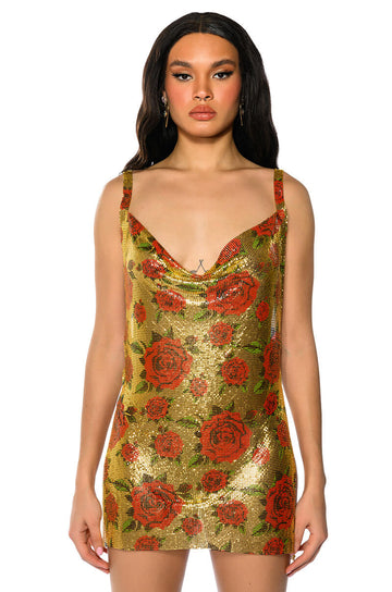 Romance Chainmail Mini Dress