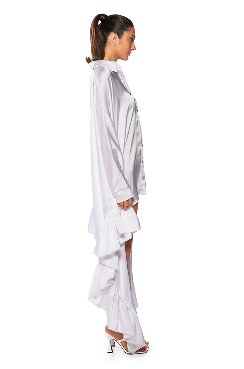 Ronni Button Down Shirt Dress