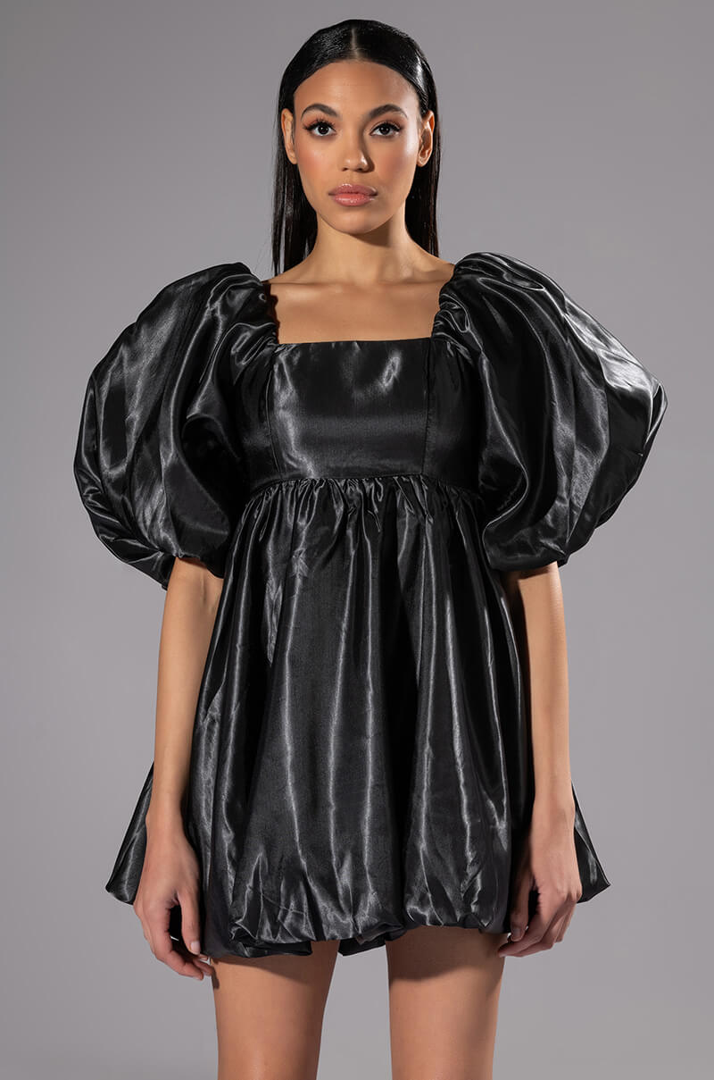 Lola Puff Sleeve Mini Dress