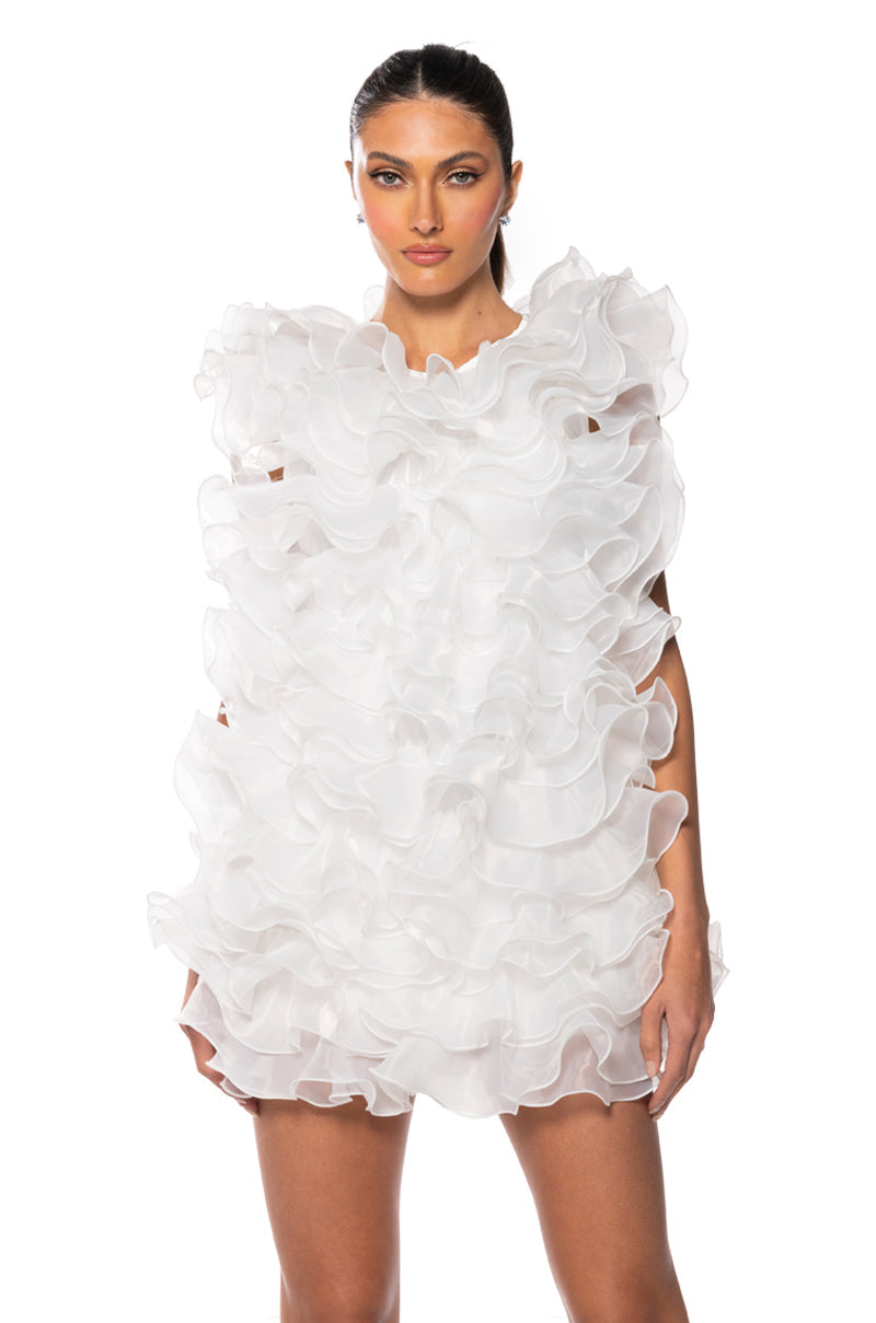 Raola Ultra Ruffled Sleeveless Dress