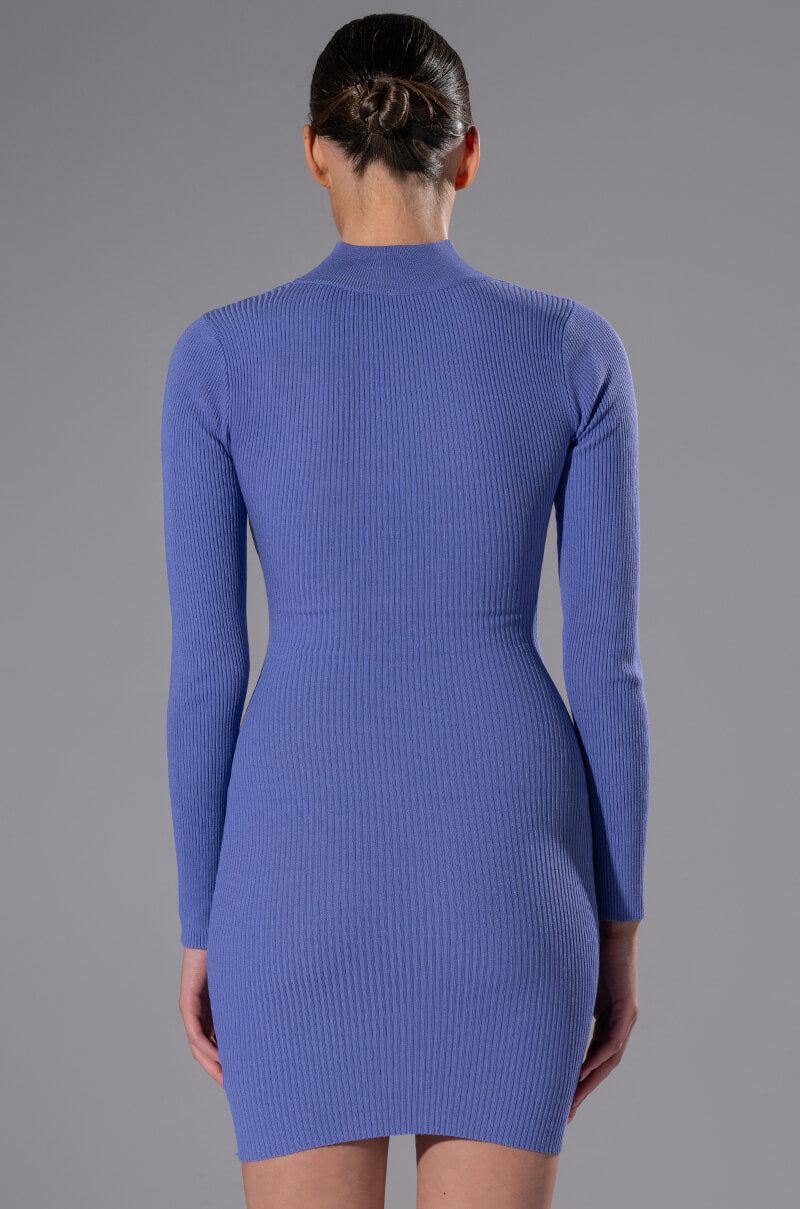 The Good One Long Sleeve Wrap Front Dress