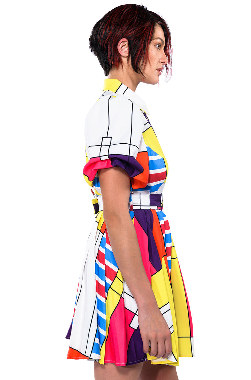 Time With You Belted Mini Dress