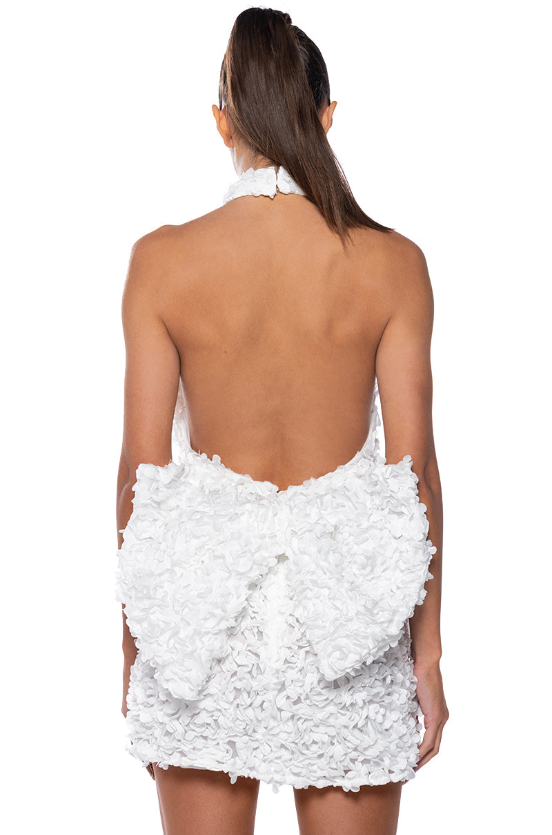 Treat Me Well Textured Mini Dress