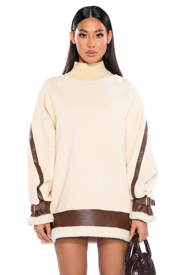 Waste My Time Pull Over Mini Dress